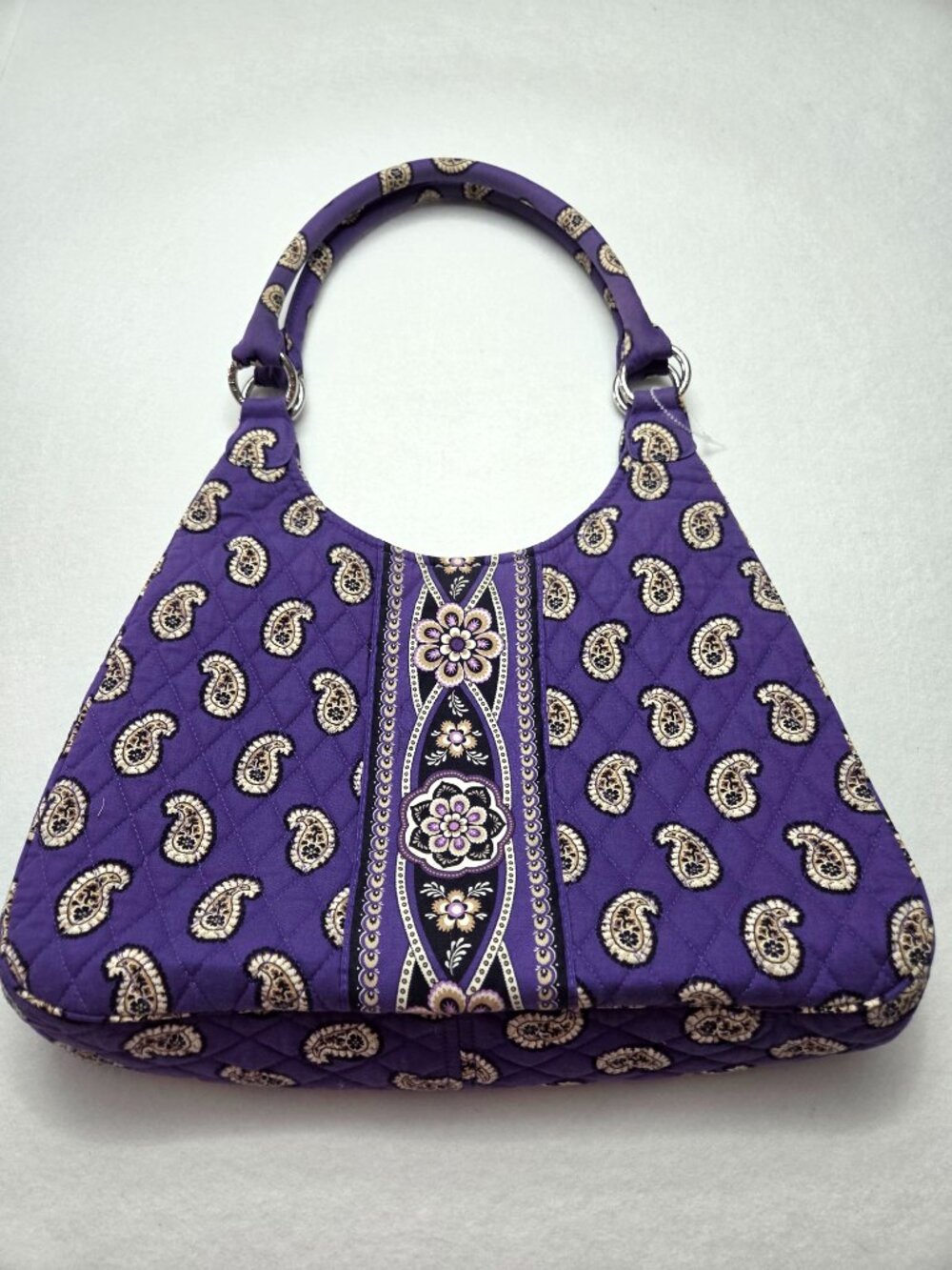 Vera Bradley Simply Violet Purple Punch Paisley hobo bag purse - Picture 7 of 12
